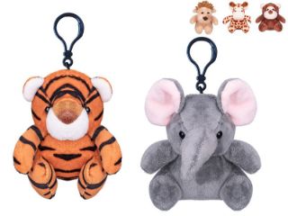Obrázek z Klíčenka zvířátko safari plyš 10cm, 5dr 